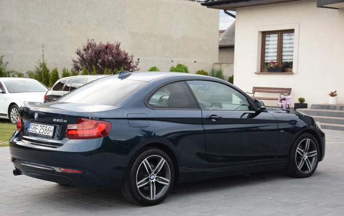 BMW Seria 2 cena 54900 przebieg: 217700, rok produkcji 2014 z Siewierz małe 254
